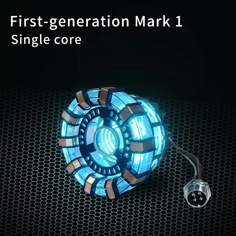 New Sale: Iron Man MK1 & MK2 Arc Reactors – Tony Stark's Mark Armor Heart with LED Lights, 1:1 Chest Lamp Toy Figure