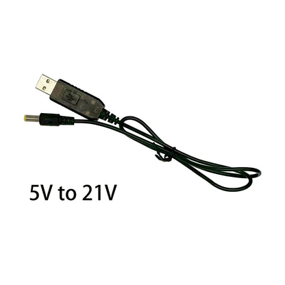 5V to 21V Boost Cable - USB DC Adapter Charging Cable for 21V Battery Power Supply