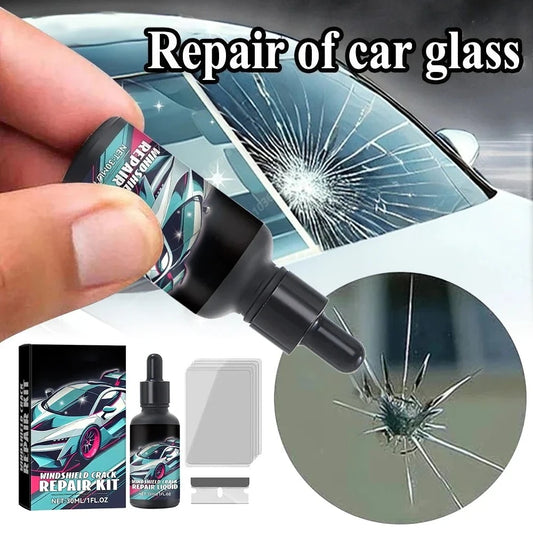 Magic Windscreen Crack Repair Kit – Auto Glass Scratch Eraser for Cars, Trucks & Motorcycles Windshield Restoration Tool Set