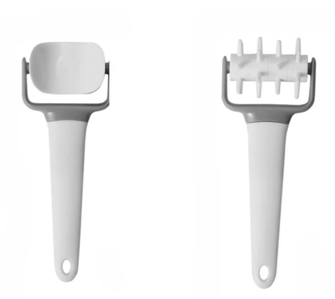 Multi-Functional Baking Tool Set – Dough Roller, Noodle Cutter & Needle Puncher Tools for Bread, Pastry & Kitchen Baking Use