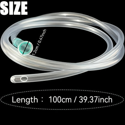 1M Green Needle with Transparent Soft Tube – Compatible with Large-Bore Syringes