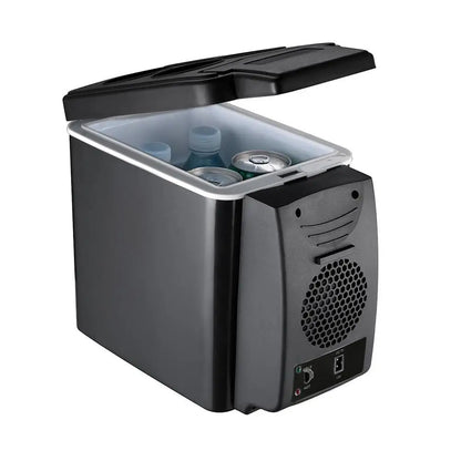 12V 6L Portable Car Freezer - Mini Auto Refrigerator Cooler for Outdoor Travel & Road Trips