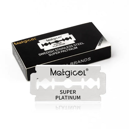 30/50/100pcs Double Edge Razor Blades – Professional Men's Safety Razor Blades for Shaving & Barber Beard Trimming