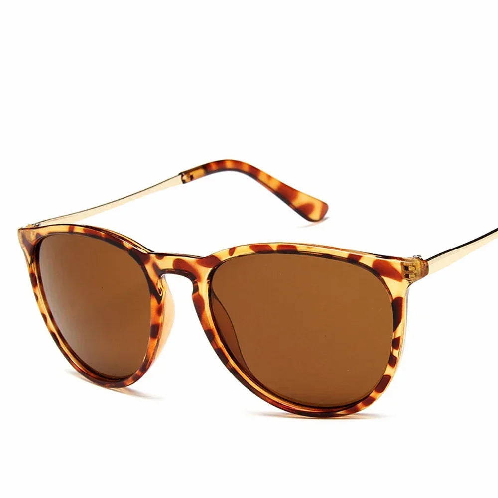 MUSELIFE 2025 Oval Small Sunglasses — Clear UV400 Classic Transparent Shades for Women