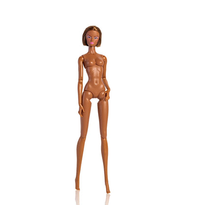 1/6 Supermodel Fashion Doll 32cm – Movable 12-Joint Short Hair Nude Doll Toy Gift