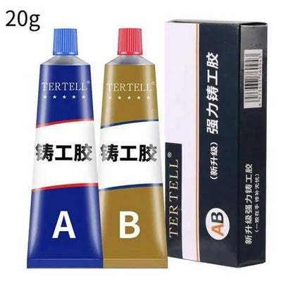 High-Temperature AB Metal Repair Glue – Strong Two-Part Adhesive for Metal, Plastic & Wood Bonding