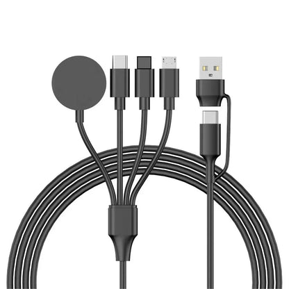4-in-2 Multi Watch Charging Cable – Fast USB Type-C Charger for iWatch, iPhone, AirPods & iPad Accessories