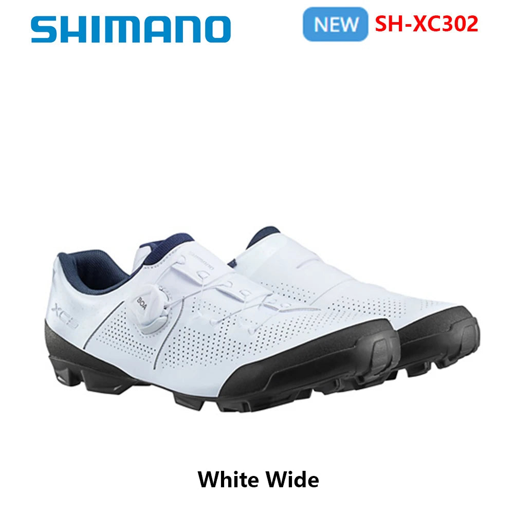 Shimano SH-XC300 Mountain Bike Cycling Shoes - XC3 XC300 XC302 Self-Locking Shoes with Fiberglass Sole