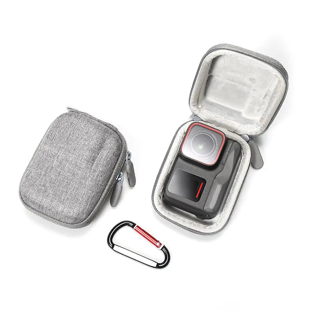 Insta360 Ace Pro Camera Case - EVA Protective Travel Storage Bag with Hook Organizer