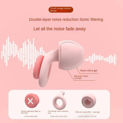 NEW Silicone Sleep Earplugs – Soft Foam Noise Reduction & Soundproof Ear Protection with Slow Rebound