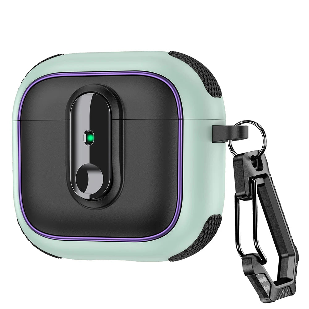 Armor Lock Earphone Case for AirPods – Shockproof TPU & PC Cover for AirPods 1, 2, 3, 4 & Pro 2, 2nd & 4th Gen