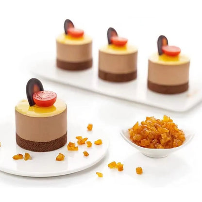3D Fruit Shape Silicone Cake Mold — French Dessert Baking Tools for Brownies, Mousse & Pastry Decoration