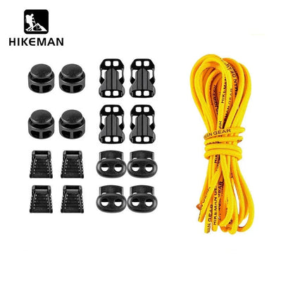 DIY Elastic Backpack Expansion Rope Set - Outdoor Camping & Mountaineering Gear Strap with Adjustable Buckle