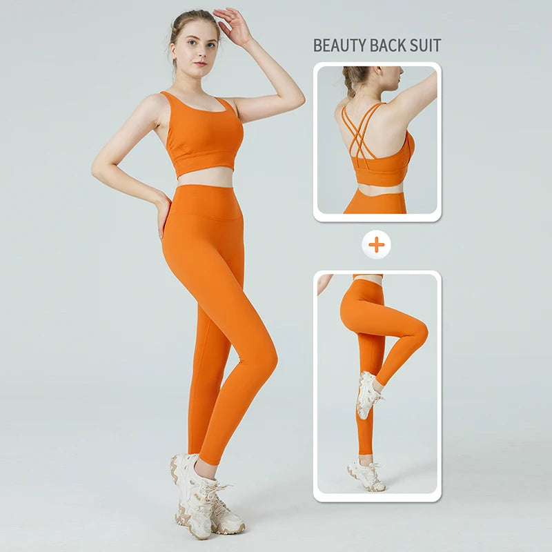 Women's High Waist Seamless Leggings - Naked Feel Push Up Yoga Pants For Fitness, Running & Gym Training