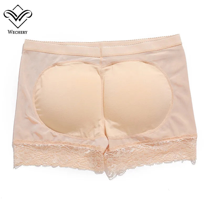Women’s Padded Seamless Underwear – Fake Buttock Body Shaper Panties, High Waist Hip Enhancer & Tummy Control Shorts