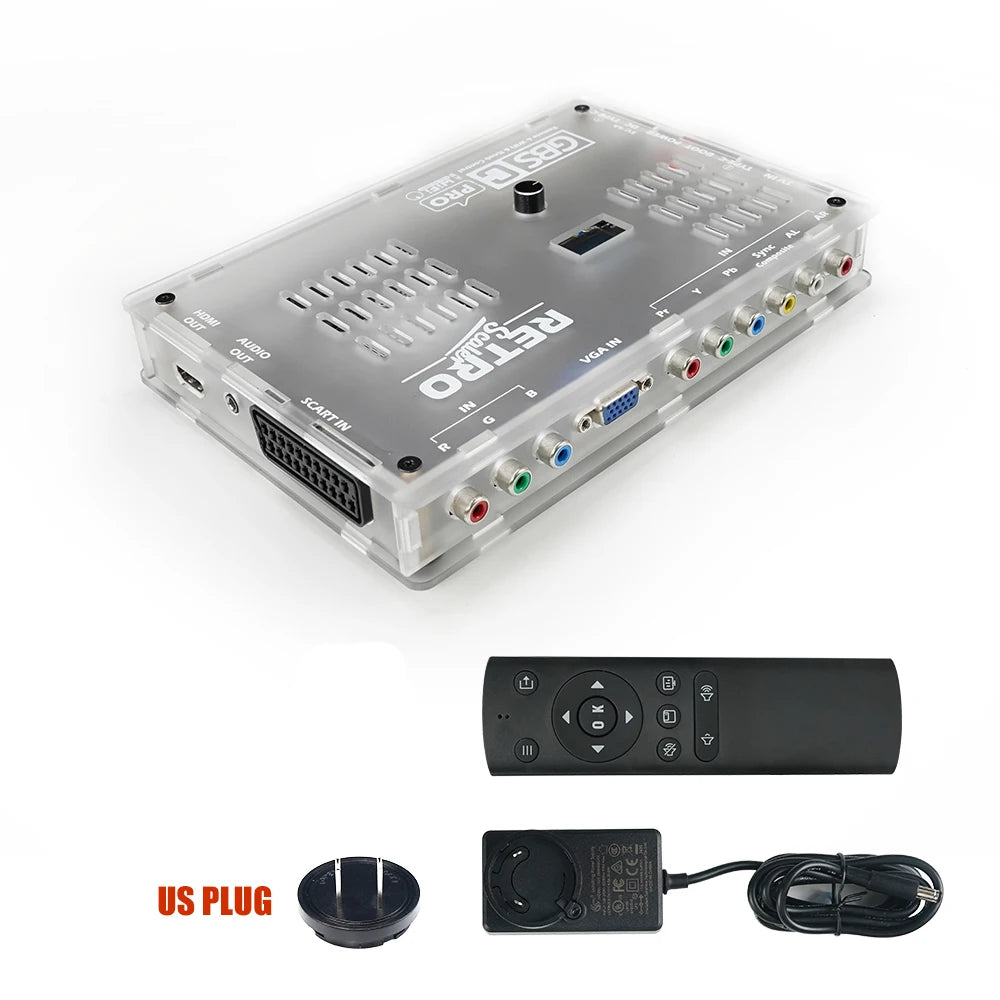 RetroScaler GBSC Pro – SCART/RGBS/YPbPr/VGA to HDMI Video Audio Converter for Retro Consoles