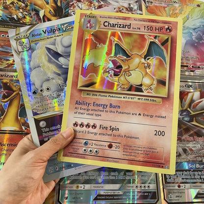 2024 Oversized Pokémon Cards – 30pcs Jumbo VMAX, VSTAR, GX, Arceus, Pikachu & Charizard Super Shiny Rare Cards for Birthday Gifts