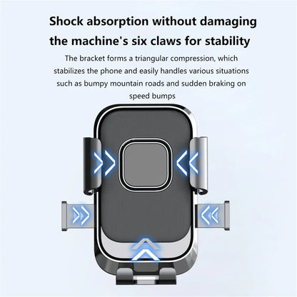 Motorcycle and Bicycle Phone Holder – Free Rotation Mobile Phone Navigation Bracket – Shockproof for iPhone, Xiaomi, Samsung