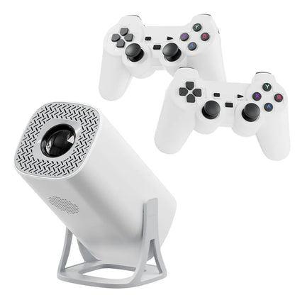 S40MAX Android 11 Gaming Projector - 64GB TF Card, Wireless Controller, Dual WiFi, 1280x720P Portable Home Theater