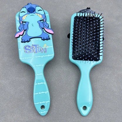 Miniso Disney Lilo & Stitch Air Cushion Massage Comb – Cartoon Stitch Hairbrush for Kids & Students