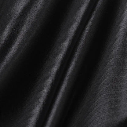 Women’s High Waist Mini Skirt — Elastic Faux Leather Short Skirt
