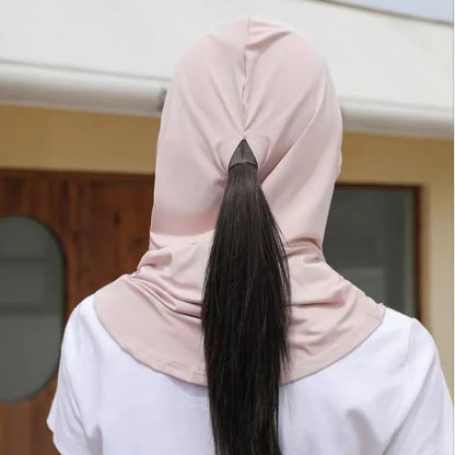 Unisex Summer UV Protection Hat with Mask & Shawl – Ice Silk Breathable Sun Protection Pullover Cap for Outdoor Sports & Beach Use