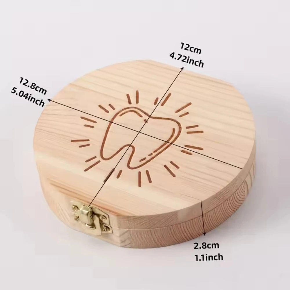 Children’s Milk Tooth Box – Baby Keepsake Collection Box for Preserving Baby Teeth as a Memento