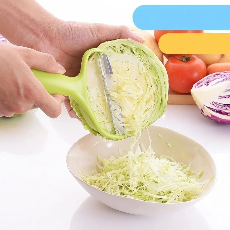 Versatile Kitchen Gadgets: Wide Multifunctional Vegetable Slicer, Cabbage Grater, Potato Peeler, Salad Cutter, and Onion Choppers - Essential Kitchen Accessories and Tools