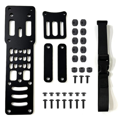 Adjustable Drop Leg Holster Adapter - Metal Modular Tactical Mount Platform for QLS Airsoft Gear