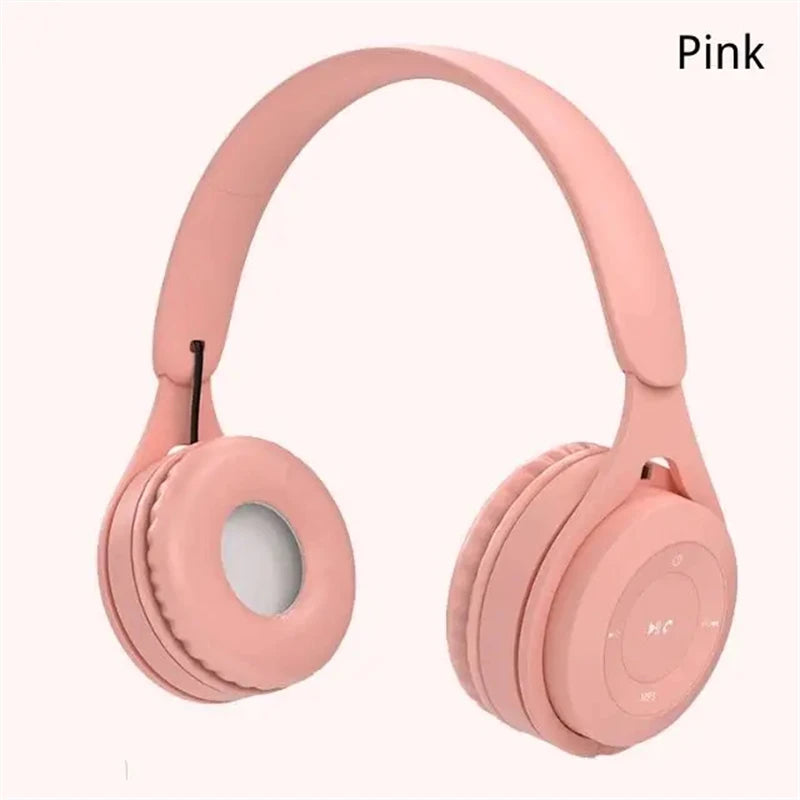 Y08 Wireless Bluetooth Macaron Headphones – Stereo Headband Gaming Headset with Mic for Mobile, Tablet & Gamer Girls