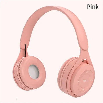 Y08 Wireless Bluetooth Macaron Headphones – Stereo Headband Gaming Headset with Mic for Mobile, Tablet & Gamer Girls