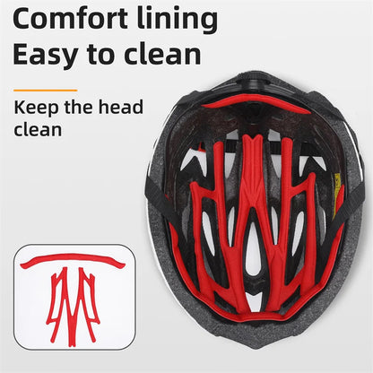 WEST BIKING Ultralight Cycling Helmet - Integrated Molding MTB & Road Bike Helmet for Men & Women