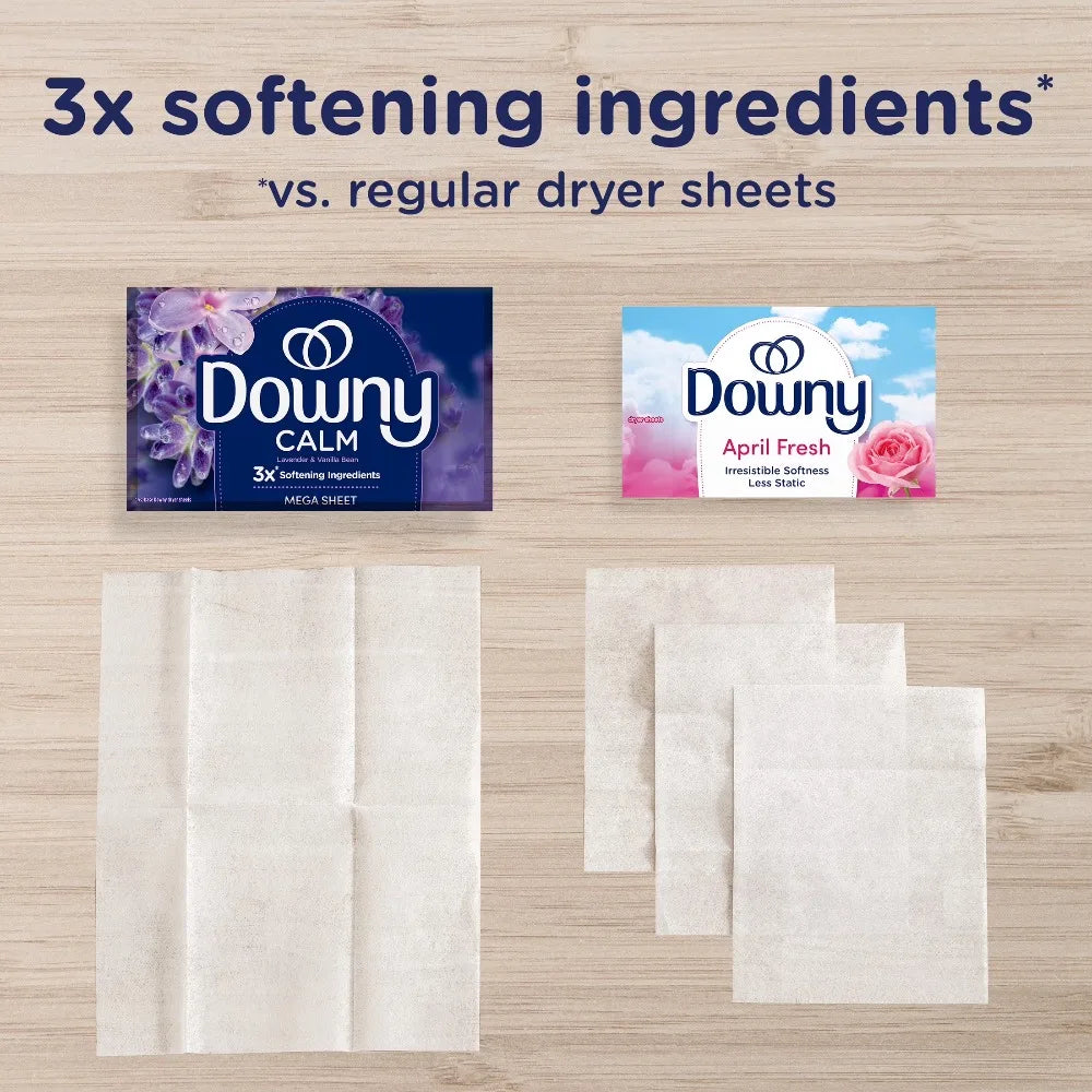Lavender Vanilla Dryer Sheets - 50 Count Softening, Anti-Static Laundry Fragrance Sheets