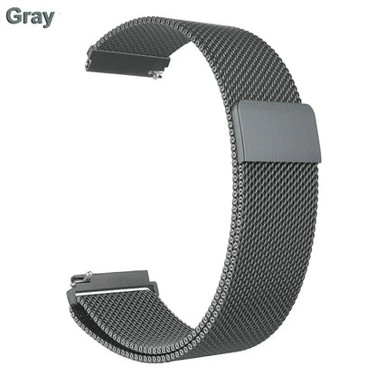 18mm-22mm Metal Watch Strap – Milanese Loop Bracelet for Garmin Vivoactive, Venu, Forerunner & SQ Series