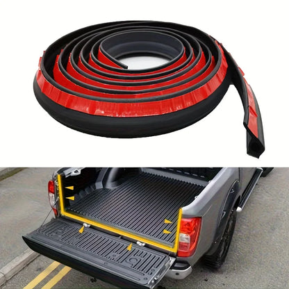 Car Door Weather Stripping - 3M Self-Adhesive Rubber Seal Strip for Pickup Tailgate, Door Frame & Exterior Insulation