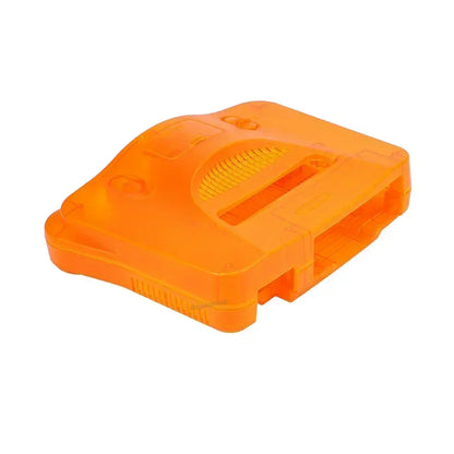 2-Pack Transparent Orange & Purple N64 Replacement Housing Shell – Translucent Case for Nintendo N64 Console