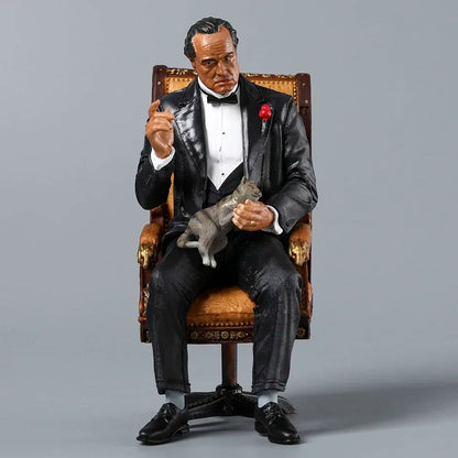 The Godfather Vito Corleone 6" Model Figure — Collectible Doll for Decoration, Toys & Holiday Gift