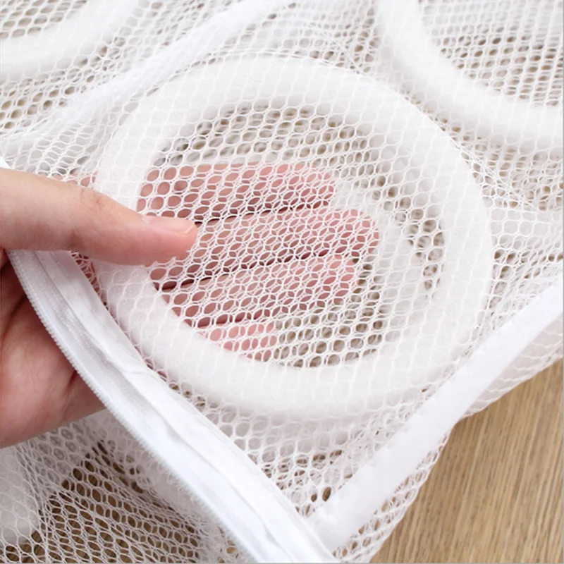 Portable Mesh Shoe Laundry Bag – Washing Machine Safe, Anti-Deformation Shoe Storage & Clothes Organizer