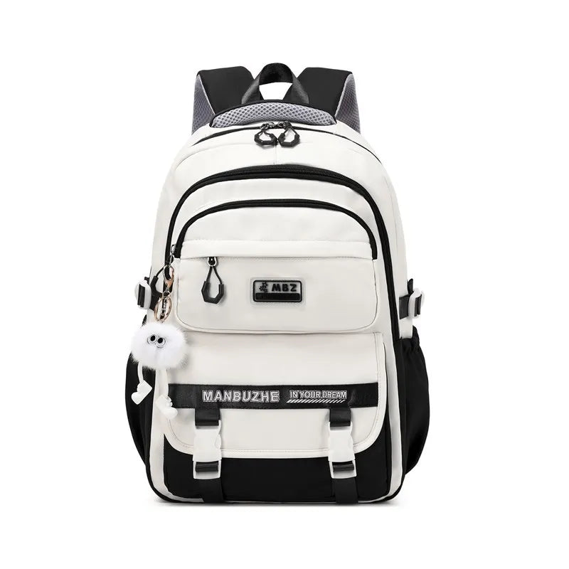 Girls Elementary School Backpack (Ages 7–12) – Primary Student Bookbag for Teens & Kids, Lightweight Shoulder School Bag