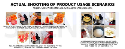 Mini Juicer & Portable Blender — Automatic Orange Squeezer, Soy Milk Maker & Household Smoothie Blender