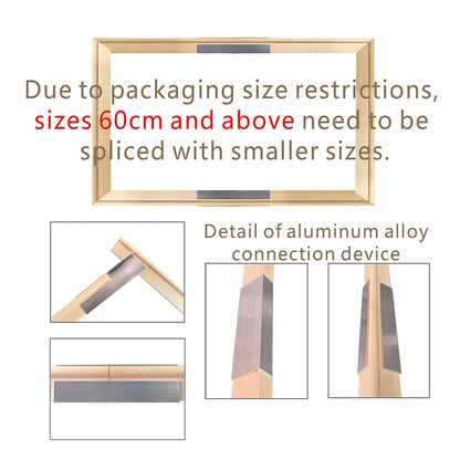 Wooden Canvas Frames – 30x40, 40x50, 50x70, 60x90cm for Photos, Oil Paintings & Diamond Painting Wall Art