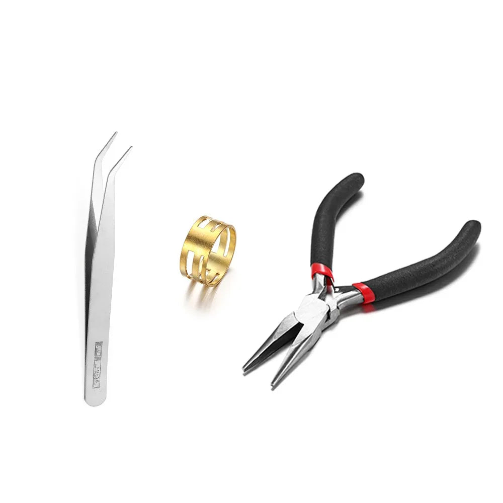 210-400Pcs Jewelry Making Kit - Lobster Clasps Jump Rings Crimp Beads Findings for DIY Bracelets & Necklaces