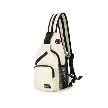 Women's Waterproof Oxford Breast Bag – Large Capacity Multi-Functional Casual Crossbody Backpack
