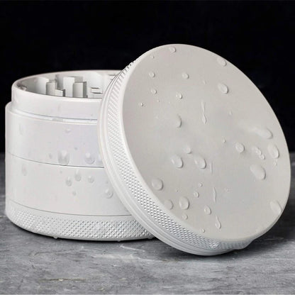 White Ceramic Coating Spice Grinder – 4-Layer 63mm (2.5") Nonstick Metal Herb Grinder