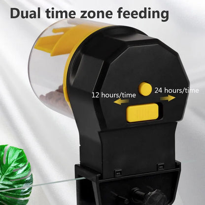 Automatic Fish Tank Feeder – Intelligent Timing Aquarium Feeder for Goldfish with Large Capacity