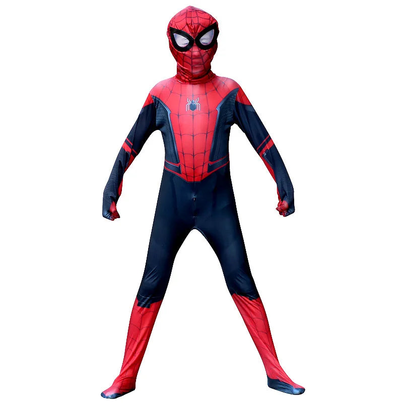Men's Amazing Spiderman Cosplay Costume – Miles Morales Superhero Zentai Bodysuit Jumpsuit for Boys, Girls, Halloween & Christmas