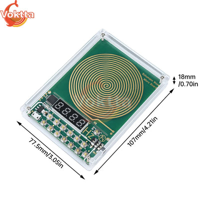 7.83Hz Schumann Wave Generator - Adjustable 0.01–100000Hz Sine Wave Resonator with 3.5mm Audio & USB Power