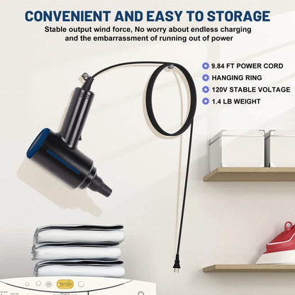 500W Electric Air Duster – Powerful Air Blower for PC, Computer, Keyboard Cleaning | Replaces Compressed Air Spray