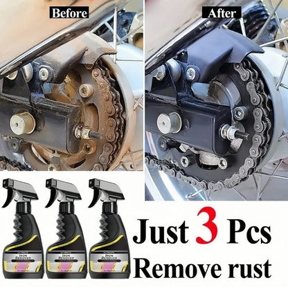 Car Rust Remover Spray – Quick Cleaner for Wheels, Exhaust Pipes & Metal Surfaces, Rust & Iron Powder Removal