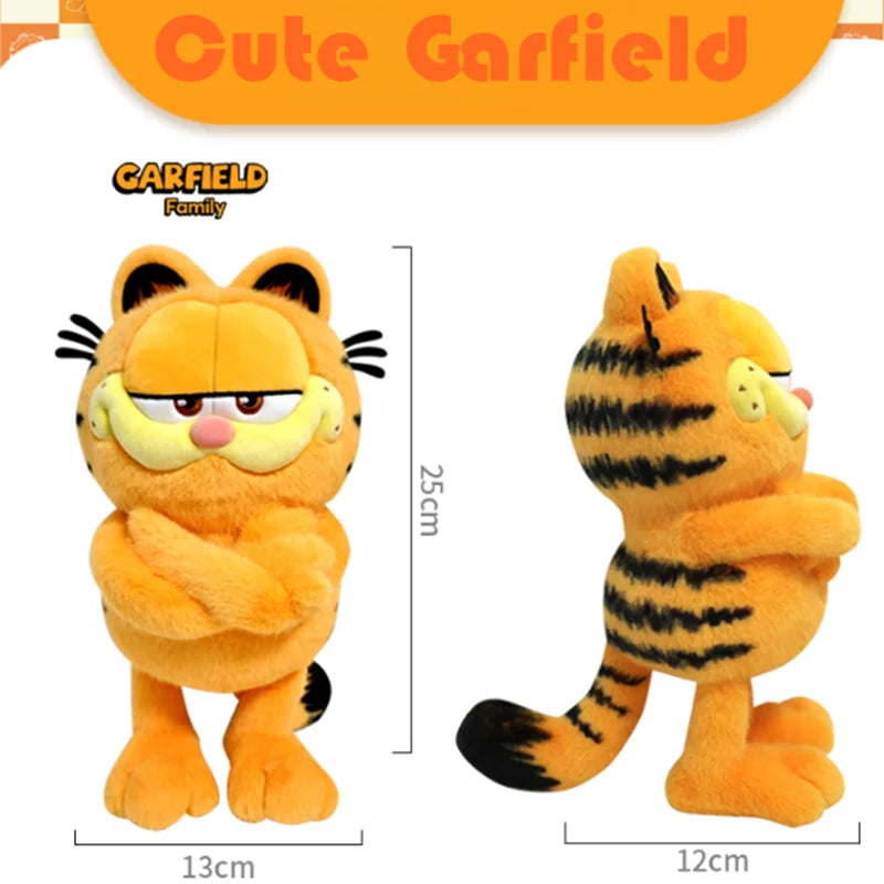 GARFIELD Original Soft Plush Cat Doll – Cartoon Stuffed Plush Toy for Boys & Girls, Christmas Gift & Home Decoration Collectible Plushie Doll
